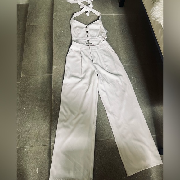 Pants - Skylar rose/ matching set/ halter top/ pants suits.
